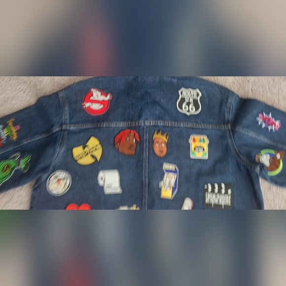 Custom jean patchwork jacket - Picture 3 of 16
